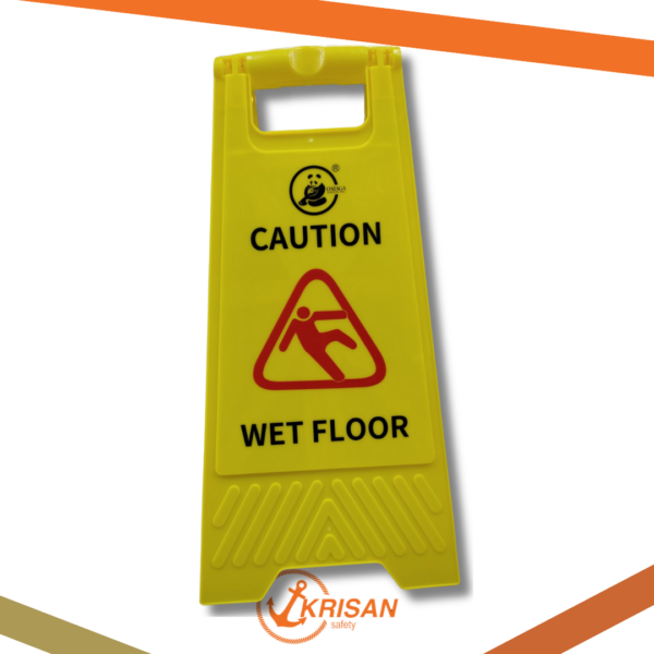 CAUTION WET FLOOR SIGN