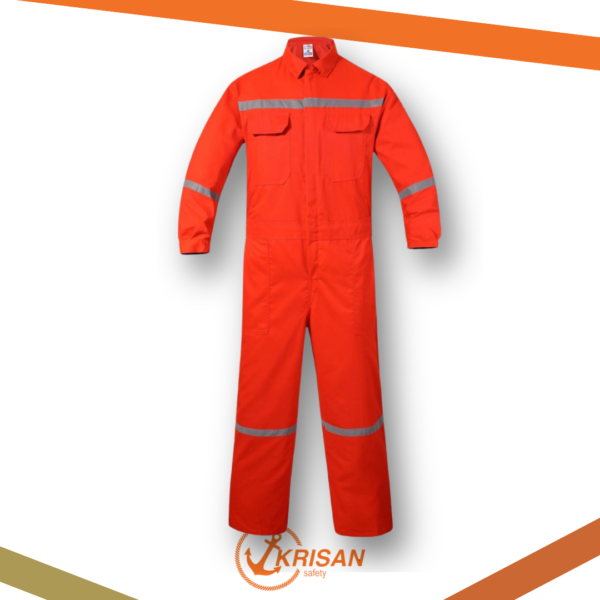 Orange Flame Retardant Fireproof Safety Workwear Coverall