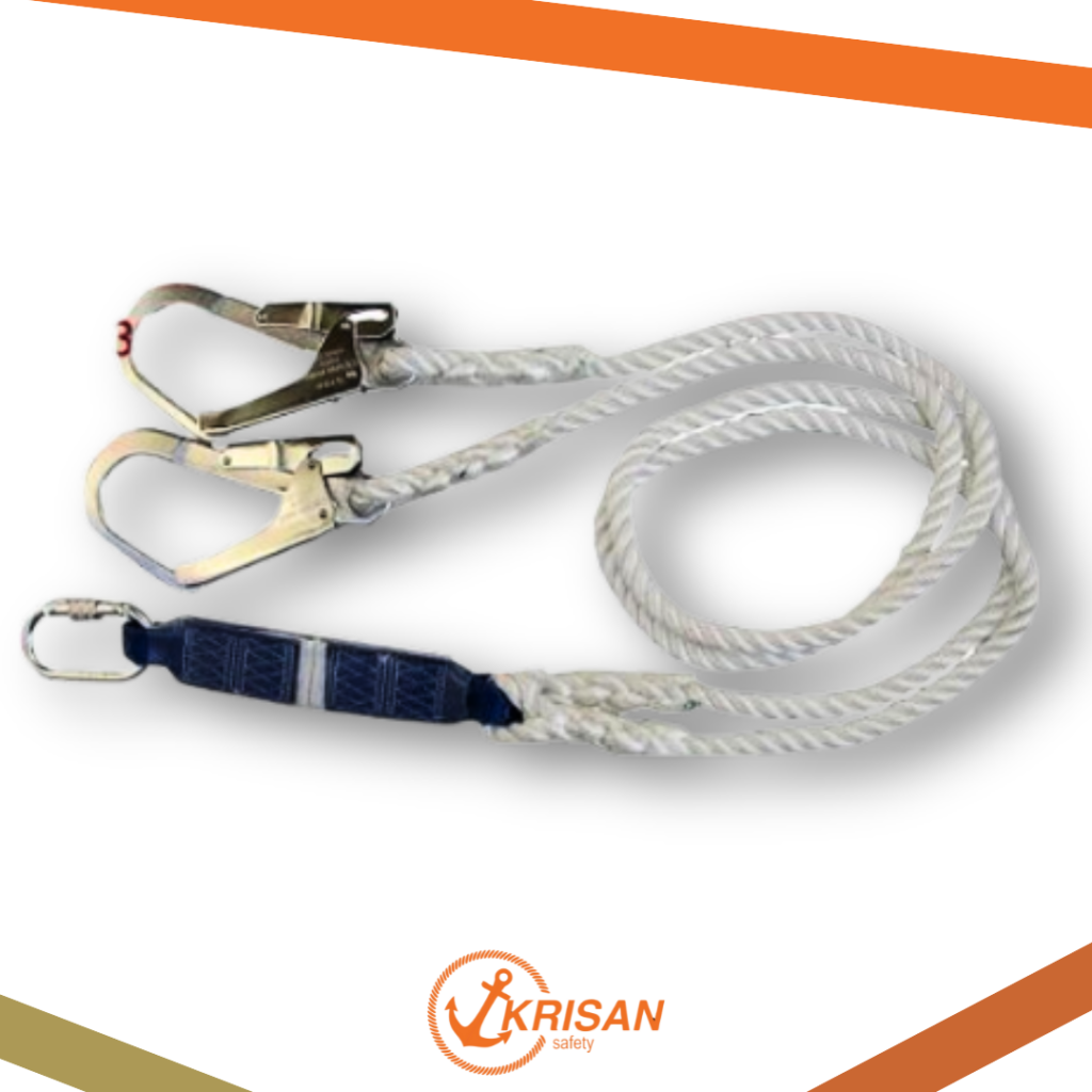 [ADELA] EF-31 Lanyard (Rope) w/ Shock Absorber – Krisan Safety and ...