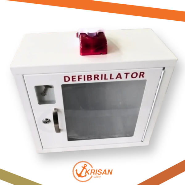 AED WALL CABINET WITH ALARM & STROBE