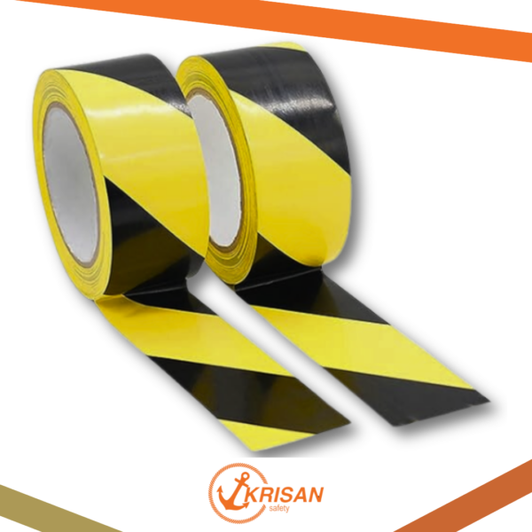  Black & Yellow Caution Adhesive Tape