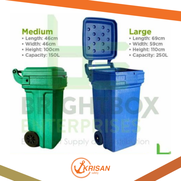 Roller King Wheeled Trash Bin