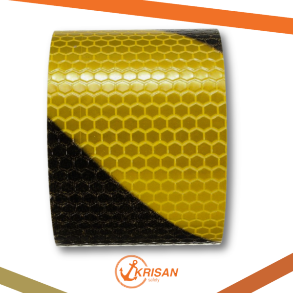 Yellow Black Night Safety Reflective Tape